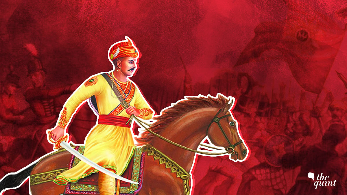 A painting of Peshwa ruler Baji Rao.