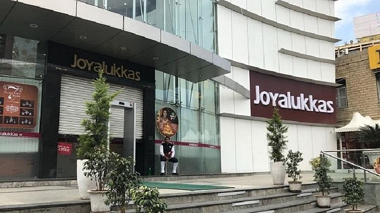 Shutters down at a Joyalukkas store in Bengaluru’s MG Road. 