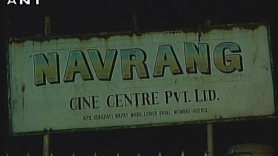 Navrang studio, where the fire broke out late Thursday night.