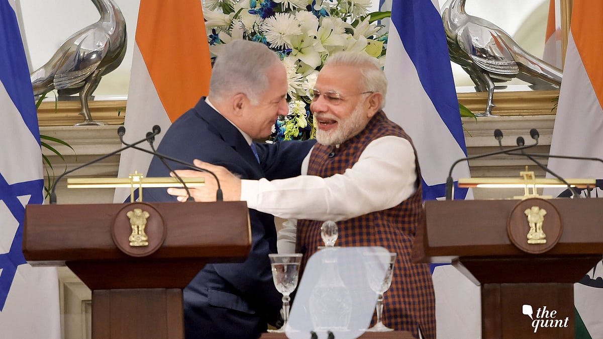 Prime Minister Narendra Modi and Benjamin Netanyahu addressed a joint presser in New Delhi on Monday, 