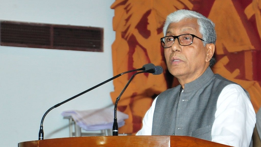 Tripura CM Manik Sarkar. 