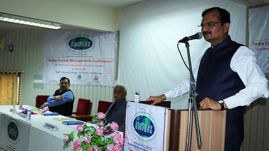 Minister of State for Home Pradeepsinh Jadeja.