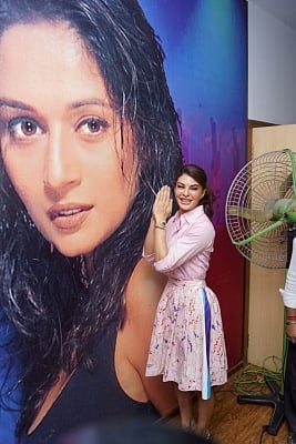 Mumbai: Actress Jacqueline Fernandez during media interaction of her upcoming film "Baaghi 2" and wrap of her song "Ek Do Teen" in Mumbai on Feb 10, 2018. (Photo: IANS)