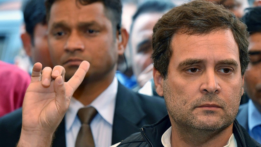 Congress president Rahul Gandhi.