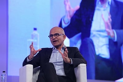Microsoft CEO Satya Nadella.&nbsp;