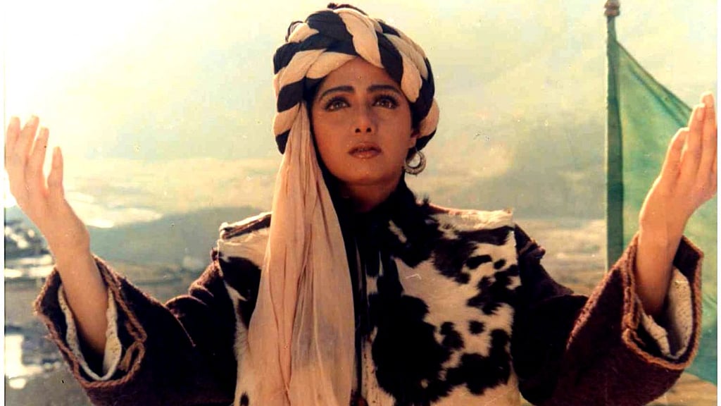 Sridevi in a still from <i>Khuda Gawah.</i>