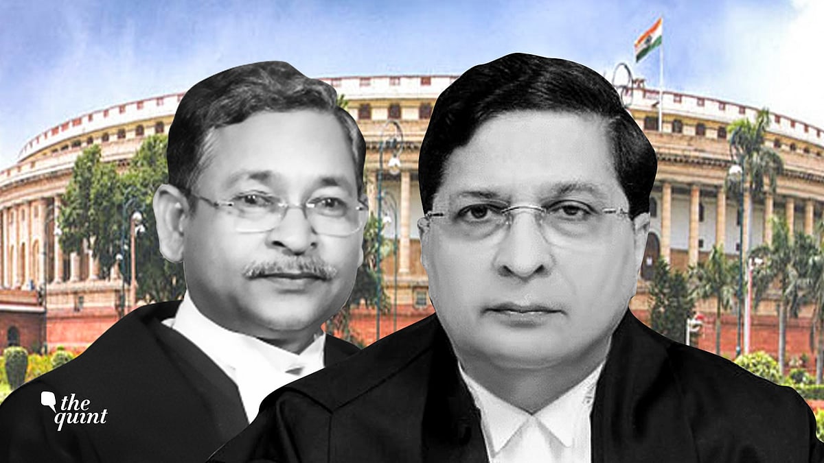 Chief Justice of India Dipak Misra (right) has recommended the removal of Allahabad High Court Justice Narayan Shukla (left), but impeachment by Parliament is the only effective option.