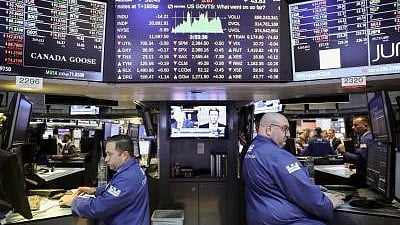 Dow Jones stock index hit by record falls. Image used for representational purposes.