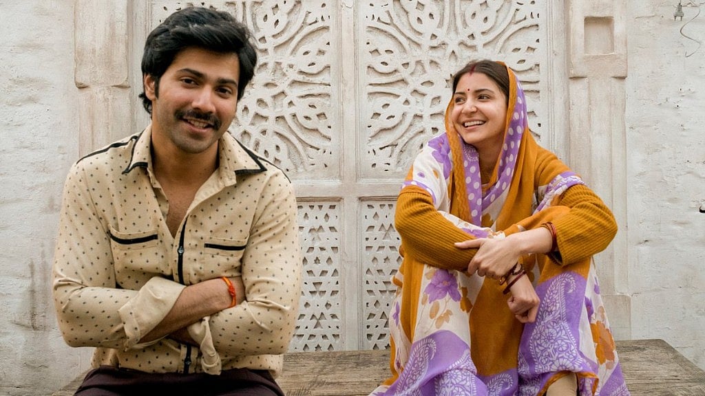 Anushka Sharma and Varun Dhawan in <i>Sui Dhaaga</i>.