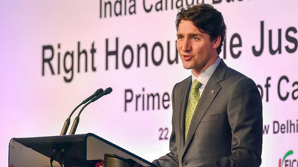 File photo of the Canadian Prime Minister.
