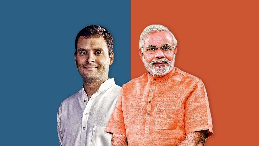 Prime Minister Narendra Modi and Congress President Rahul Gandhi. 