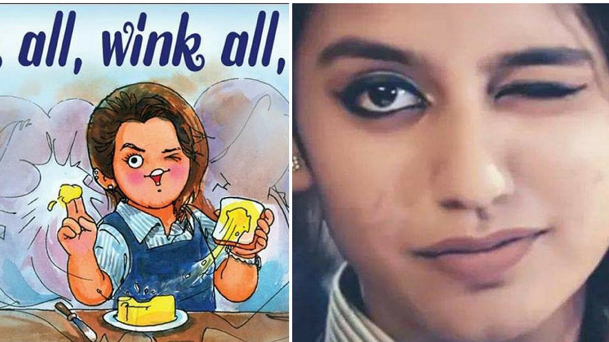 Amul has a witty spin on viral sensation Priya Prakash Varrier.