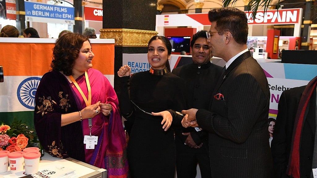 Karan Johar and Bhumi Pednekar at the Berlin Film Festival.