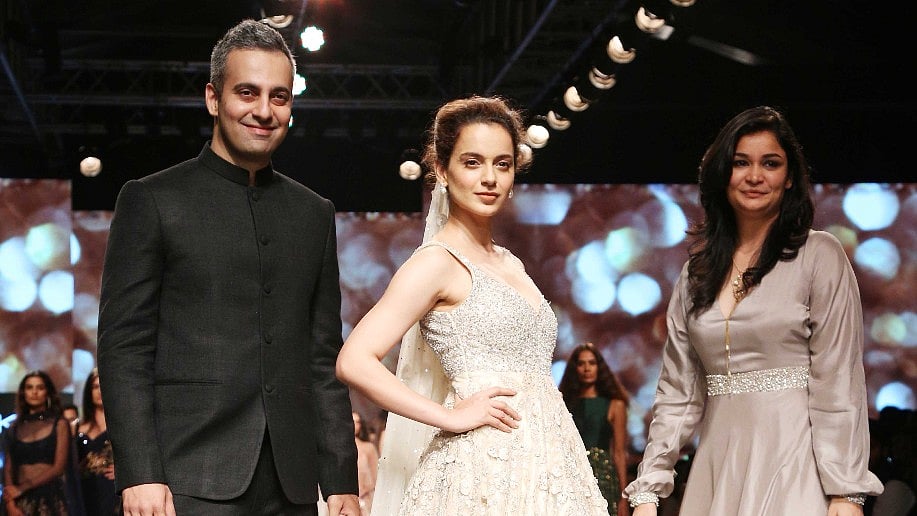 Kangana with Shyamal and Bhumika.