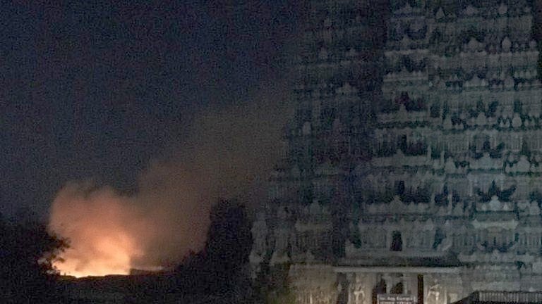 Fire broke out in the complex of the famed Meenakshi Amman Temple on 2 February. 
