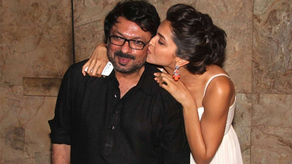 Sanjay Leela Bhansali with his muse, Deepika Padukone.