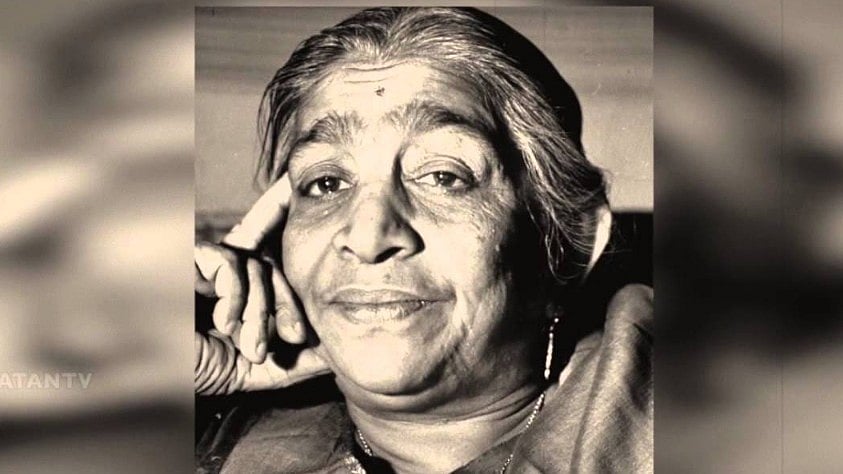 Sarojini Naidu, the Nightingale of India.&nbsp;