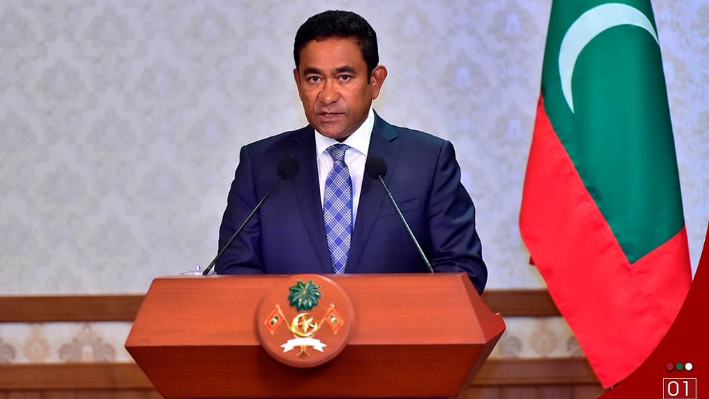 Maldivian President Abdulla Yameen.