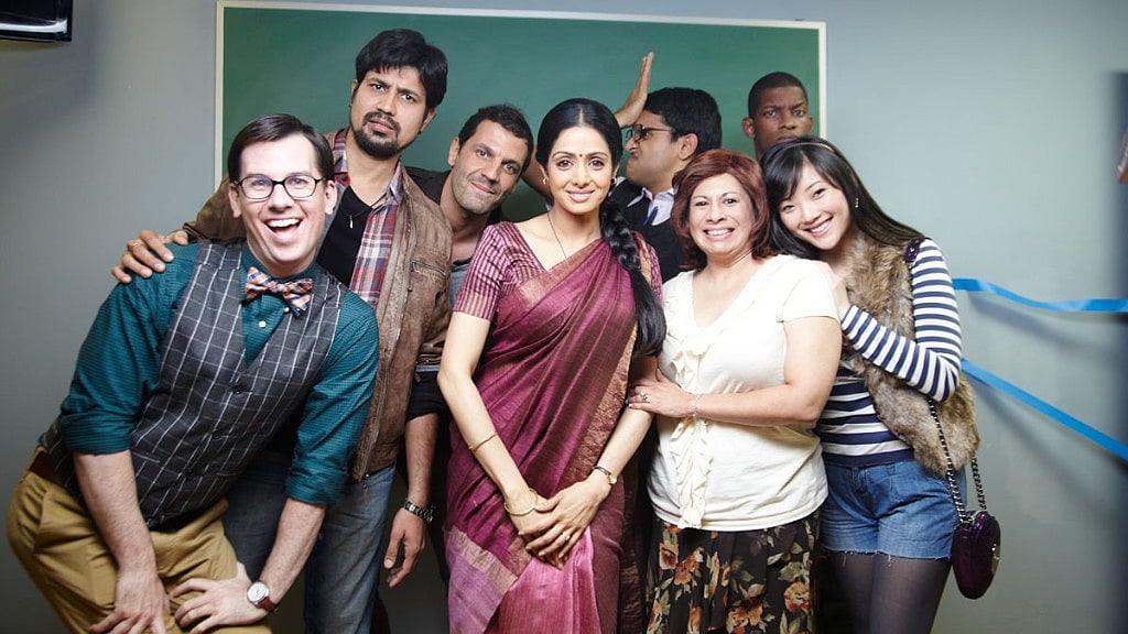 Sridevi made a comeback with the film <i>English Vinglish</i> in 2012. 