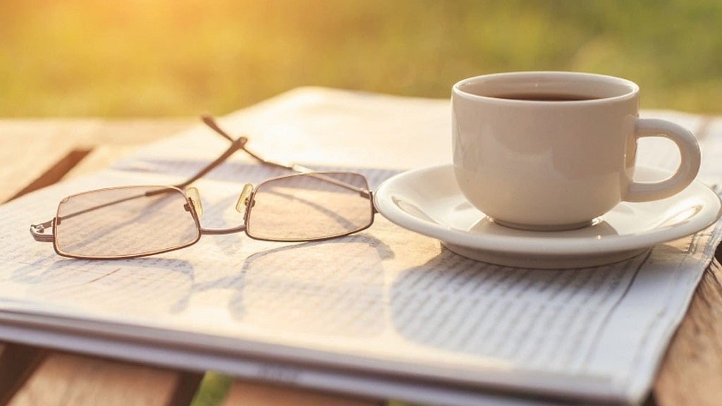 Nothing like your morning cuppa and a newspaper on a Sunday.&nbsp;