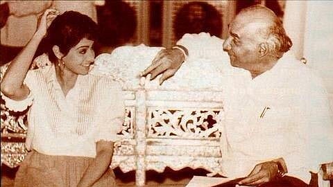 Sridevi in a still with Yash Copra
