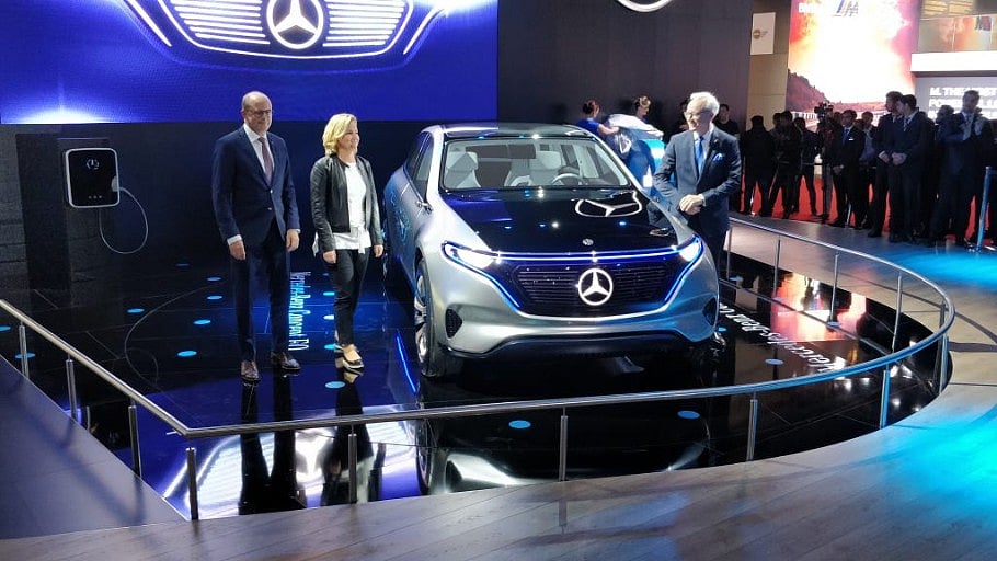 The Mercedes Benz Conceot EQ electric 
