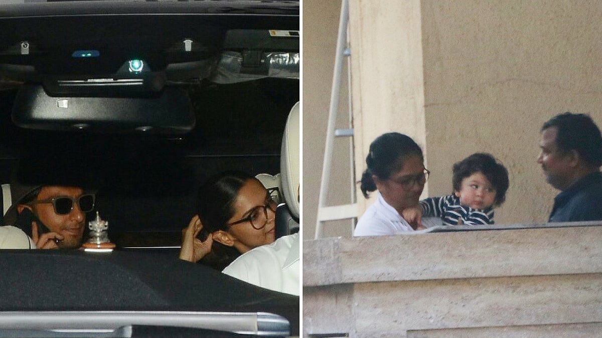 Ranveer, Deepika and Taimur were spotted over the weekend.&nbsp;