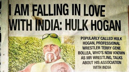 <i>TOI</i> ran an interview with someone they thought was Hulk Hogan...only it wasn’t. 