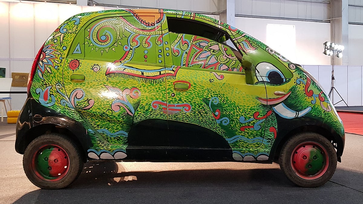 Ok, if your car looks this good after Holi, don’t bother washing it!&nbsp;