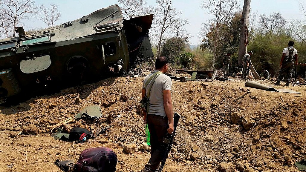 The site of the Sukma attack
