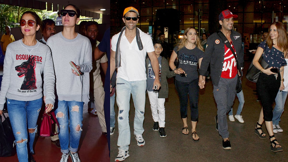 Kareena Kapoor, Amruta Arora, Hrithik Roshan and other stars spotted around town.&nbsp;