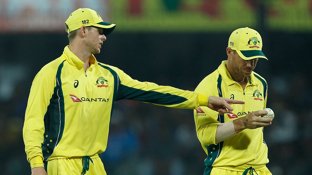 File picture of Steve Smith and David Warner who are embroiled in the middle of the ball-tampering controversy.