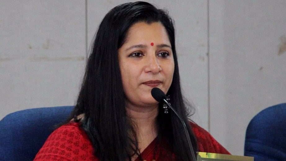 Nisha Jose, at the launch of her memoir on 15 March.