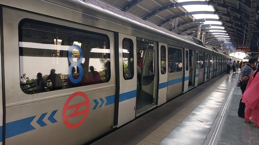 File photo of a Delhi Metro train.