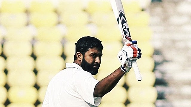 Wasim Jaffer is still batting at 285.