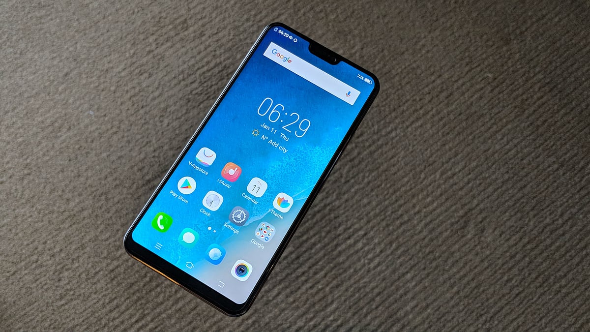 Vivo V9 with notch and 19:9 ratio screen.&nbsp;