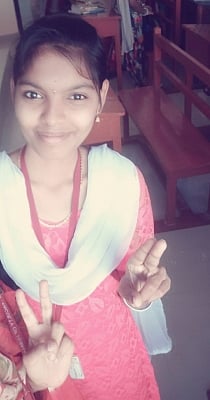 Chennai: M. Aswini, a first-year commerce student, who was stabbed to death outside Meenakshi Academy of Higher Education and Research in K.K. Nagar of Chennai on March 9, 2018. (Photo: IANS)
