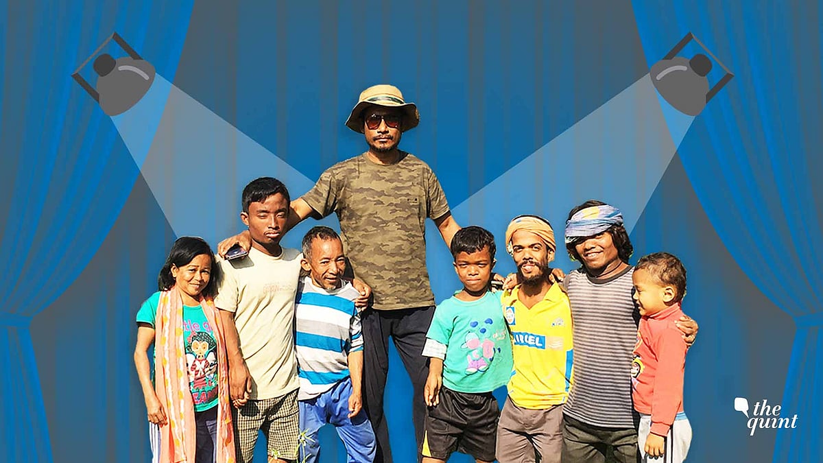 ‘Dapon’ the dwarf theatre of Assam. 