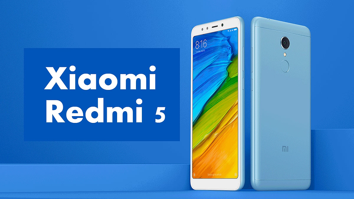 Xiaomi Redmi 5 is the company’s entry-level phone with an 18:9 screen this year. 