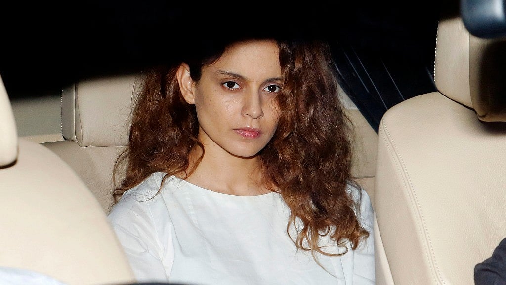 Actor Kangana Ranaut reacts against Thane DCP.&nbsp;