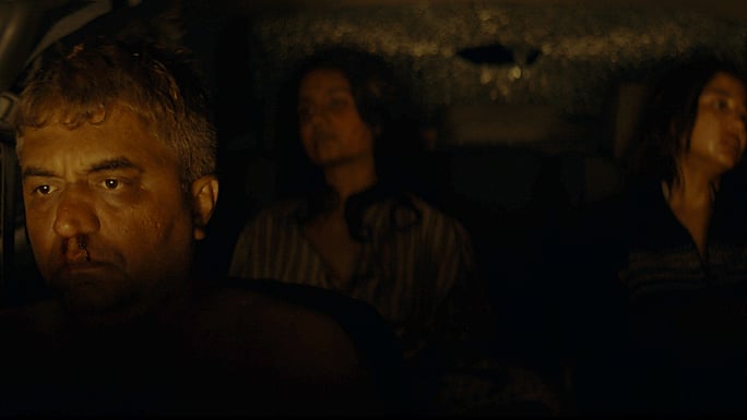 Swanand Kirkire, Amruta Subhash and Shweta Tripathi in <i>Beautiful World.</i>