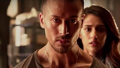 Tiger Shroff and Disha Patani in<i> Baaghi 2.</i>