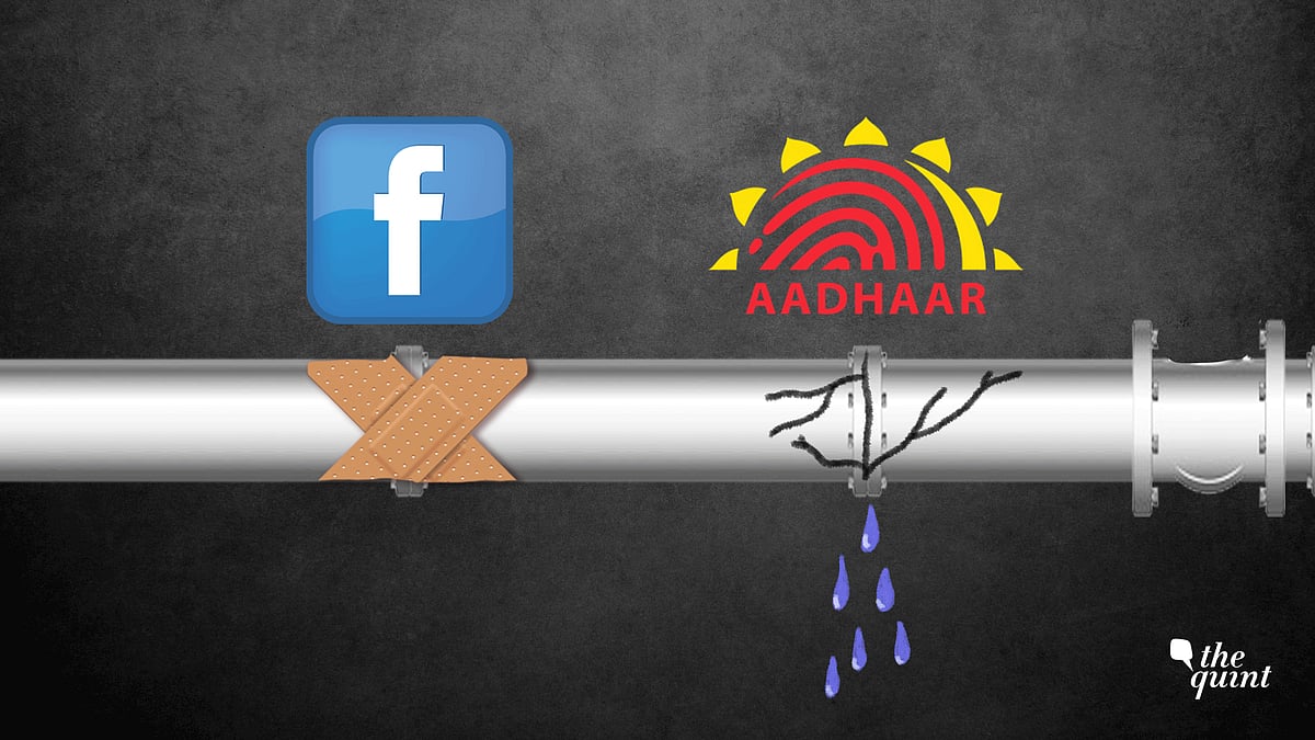 While neither have apologised properly for the leaks, Facebook has acknowledged the breach, while UIDAI remains in denial.