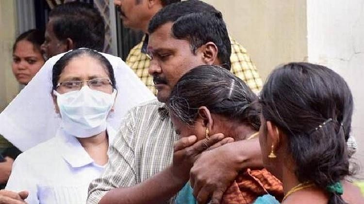 Medical staff are scrambling to identify the family of victims among the crowd of locals and media persons.