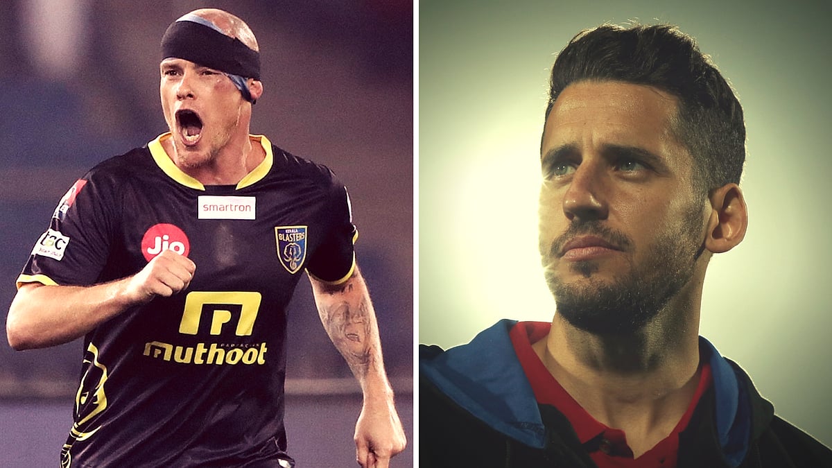 File pictures of Iain Hume (left) and Ferran Corominas.