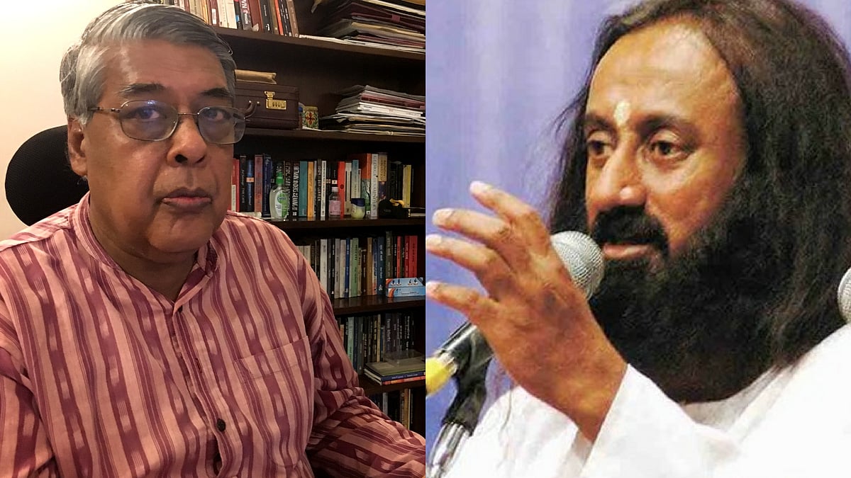 Prof Purushottam Agarwal slams Sri Sri Ravi Shankar’s comment, “This is utterly irresponsible and reprehensible.”