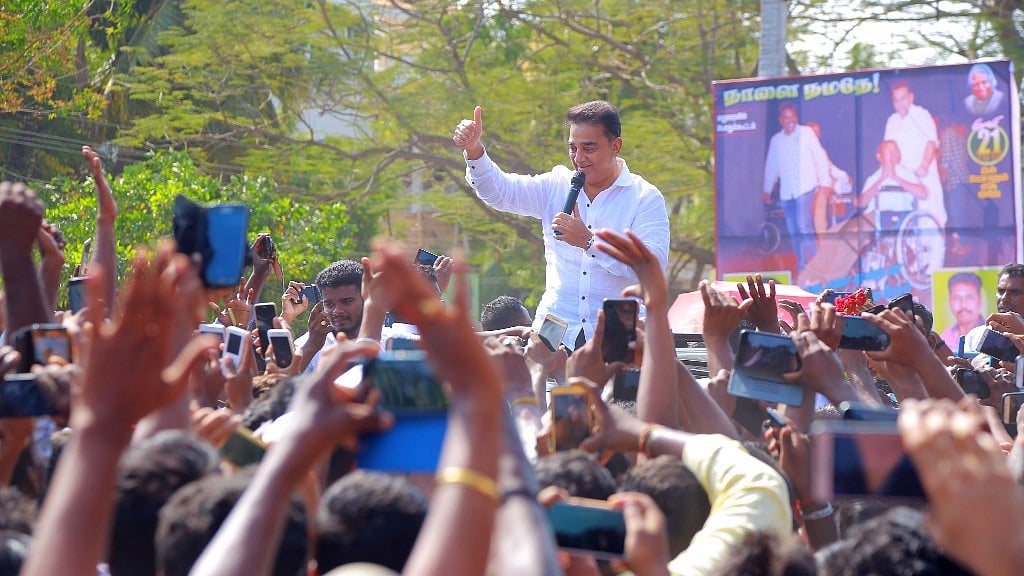 Kamal Haasan expressed delight in returning to his hometown.