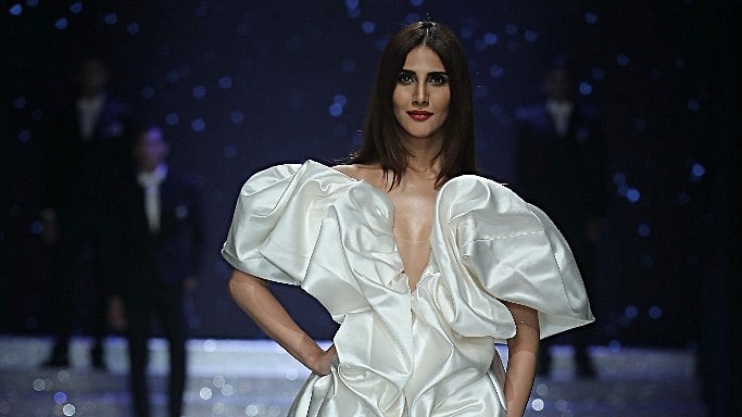 Vaani Kapoor walked the ramp at the Amazon India Fashion Week on Wednesday, which was also her ‘Bond girl’ moment.