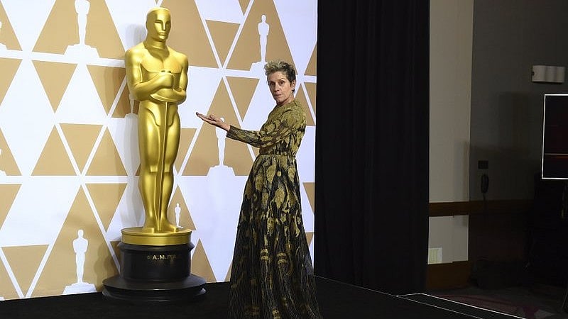 Frances McDormand received the Oscars for Best Actress for her performance in “Three Billboards Outside Ebbing, Missouri.”