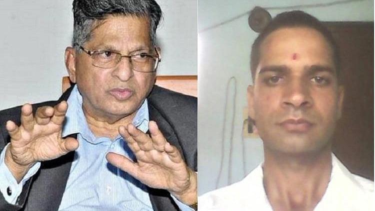 According to the visitors’ log, accused Thejaraj Sharma had entered the building at 12:45 pm on Wednesday.